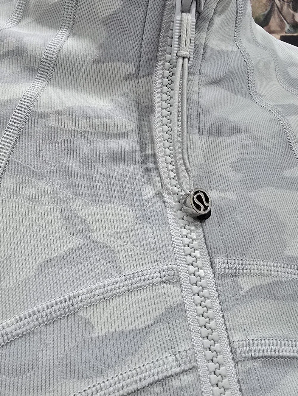 Lululemon Define Jacket Lux Jacquard In Cognito Camo Alpine White Multi